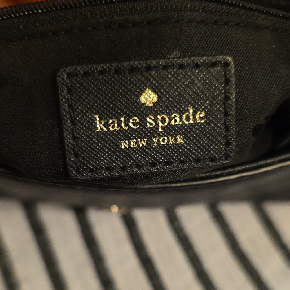 Kate Spade Black Crossbody Bag with Silver Hardware - Picture 6 of 8